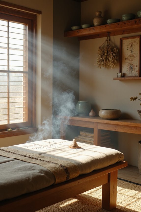 acupuncture and moxibustion healing