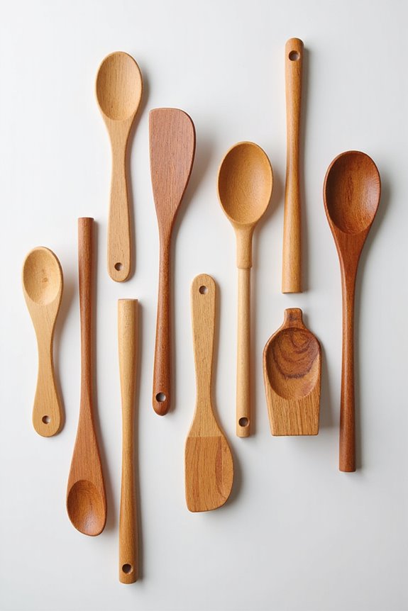 authentic wooden korean spatulas