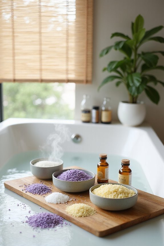 calming lavender and chamomile