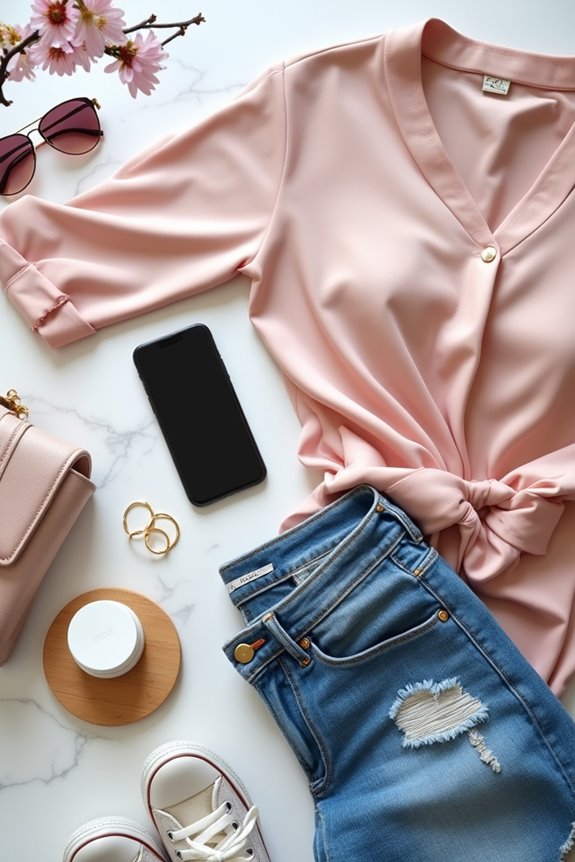casual elegance through layering