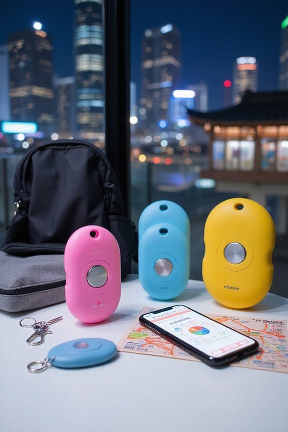 compact portable safety alarms