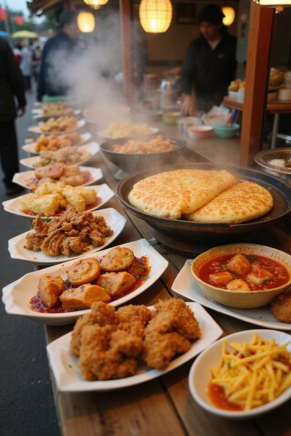 crispy korean street snacks