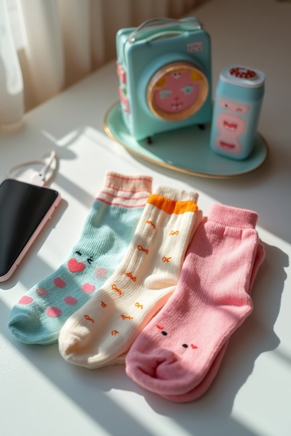 cute socks design considerations