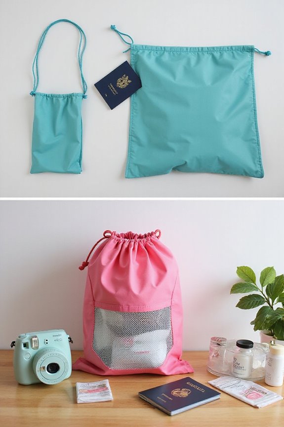 durable breathable travel laundry bags