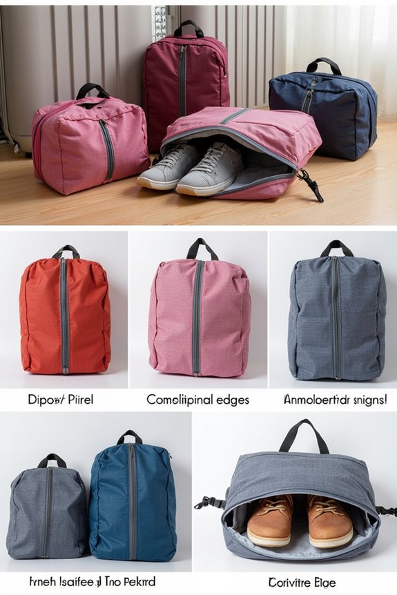 durable functional travel shoe bags