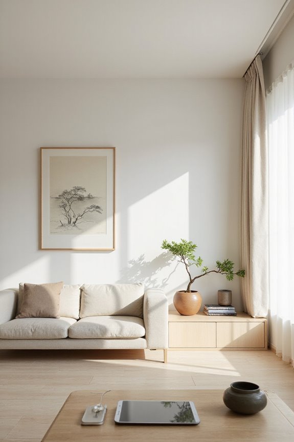 functional clutter free minimalist spaces