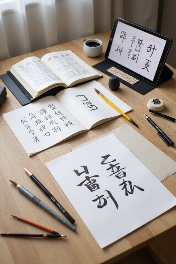 hangul calligraphy artistic evolution