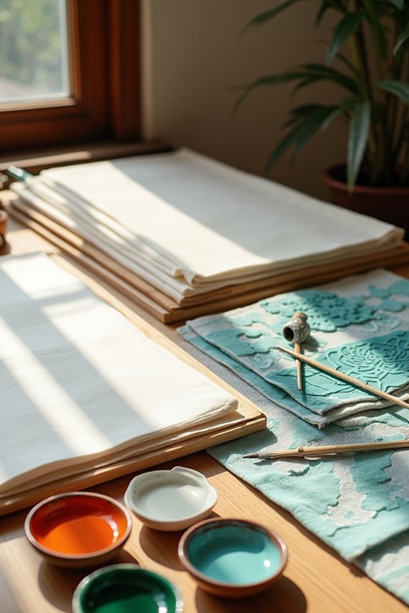 ideal fabric selection for painting