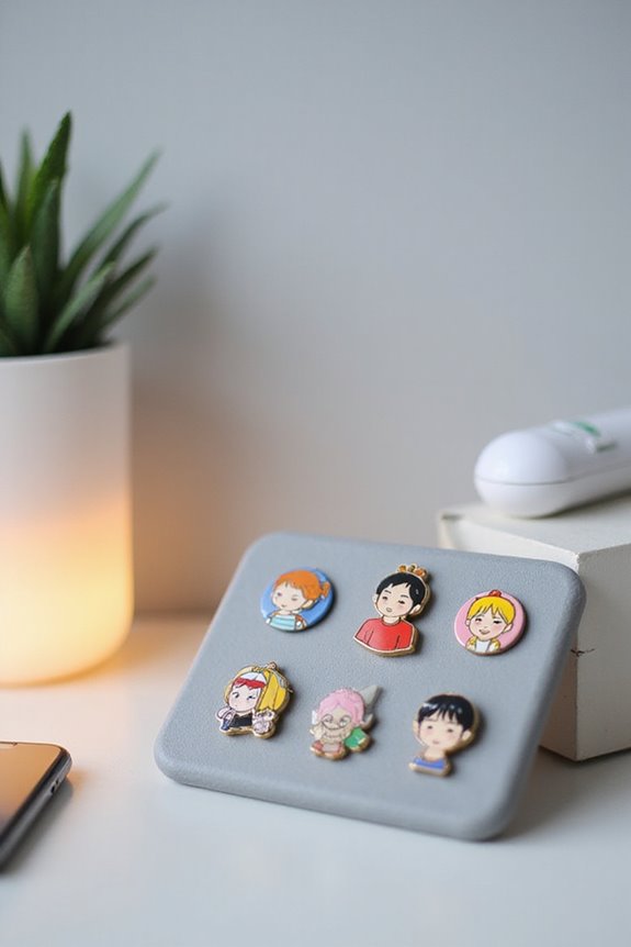 k pop badge pin selection