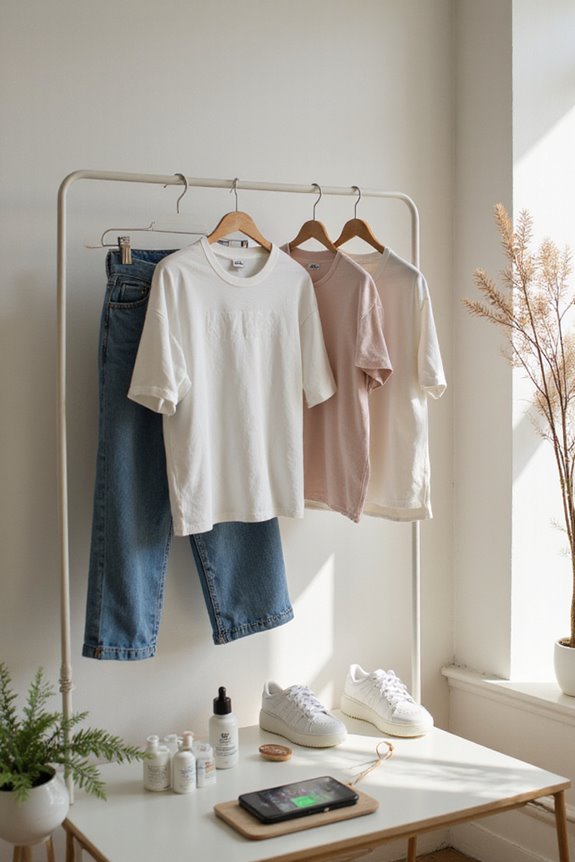 korean aesthetic with layering