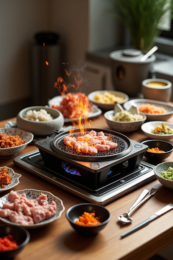 korean bbq specialized equipment