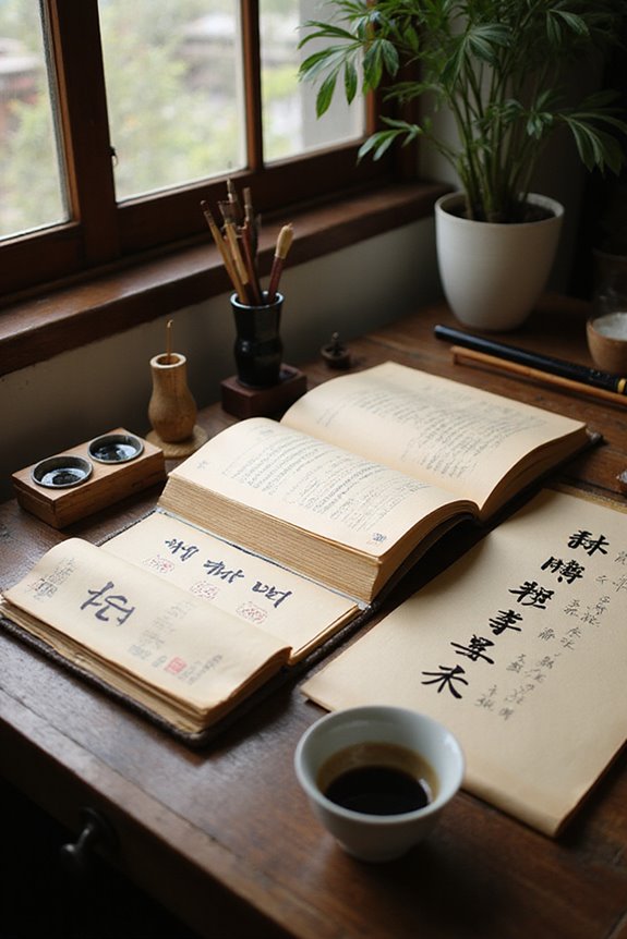 korean calligraphy beginner resources