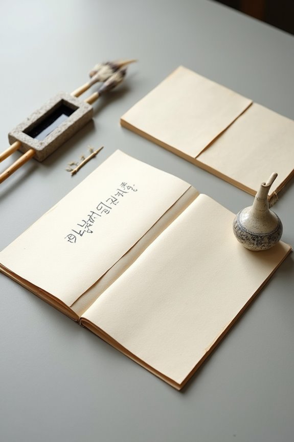 korean calligraphy writing tools