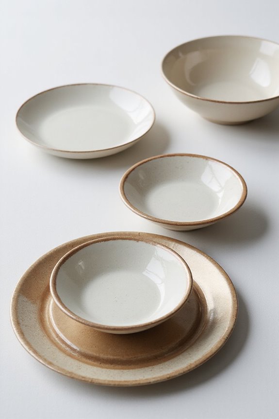 korean ceramic serving plates