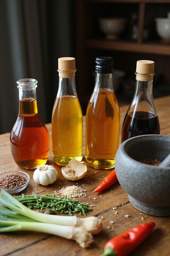 korean cooking oils and vinegars