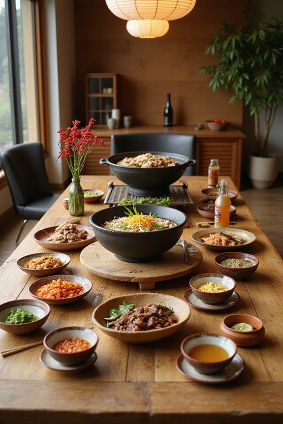korean food party menu