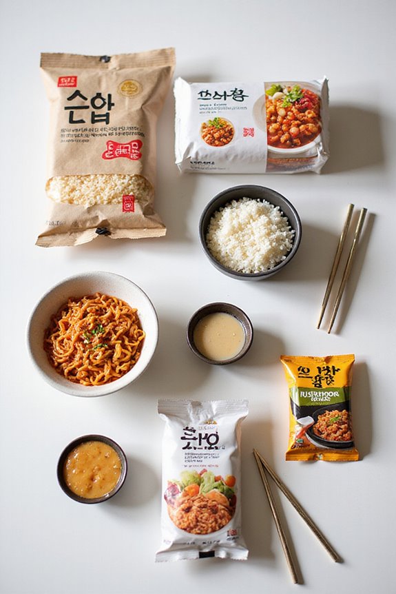 korean instant food varieties