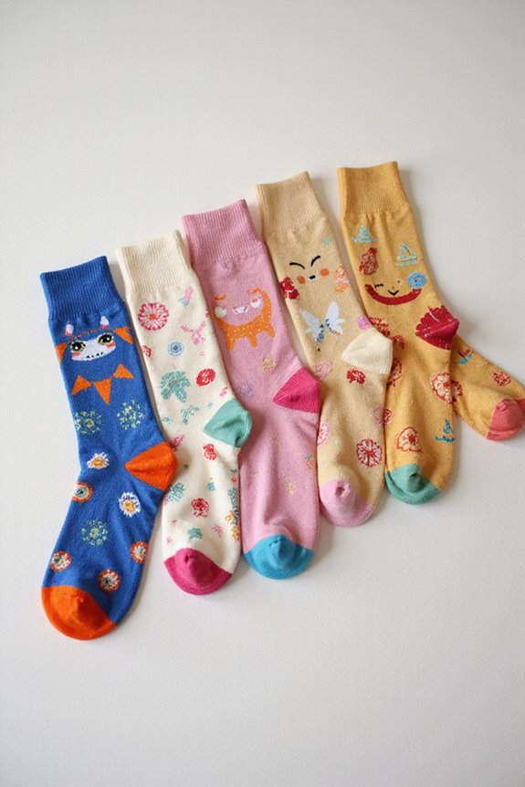 korean pop fashion socks