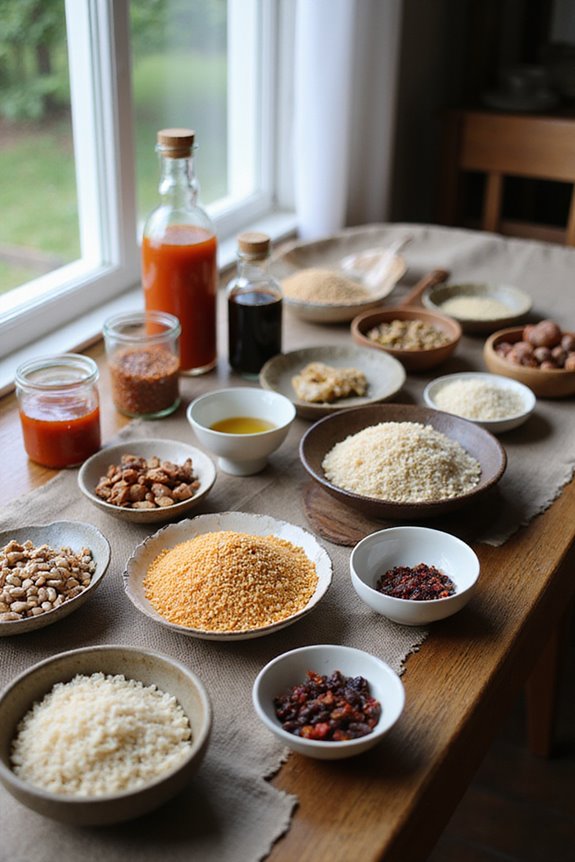 korean rice and noodles