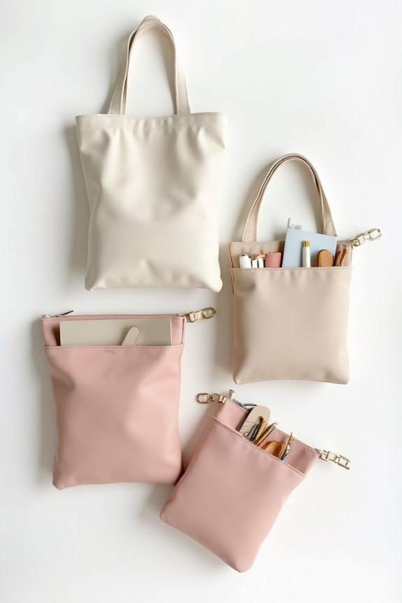 korean stylish stationery bags