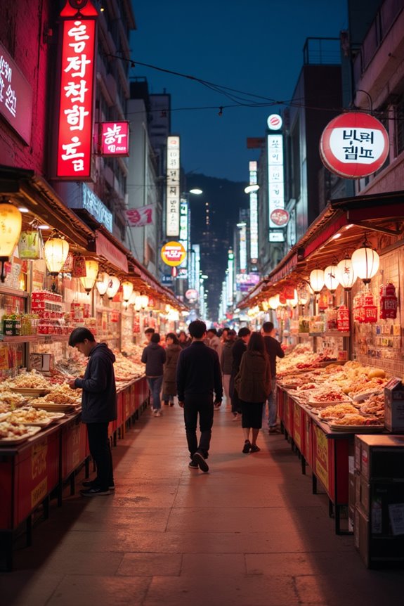 myeongdong culinary night market