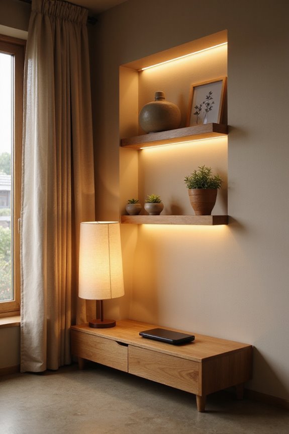 thoughtful ambient lighting design