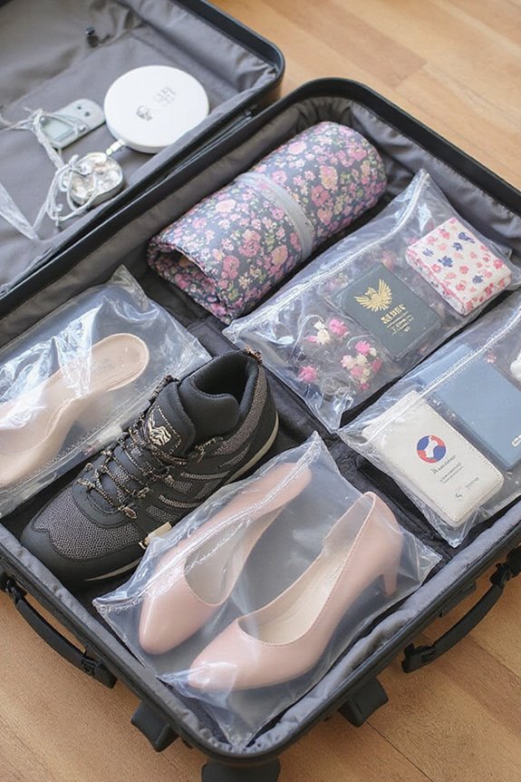 travel shoe bag dimensions