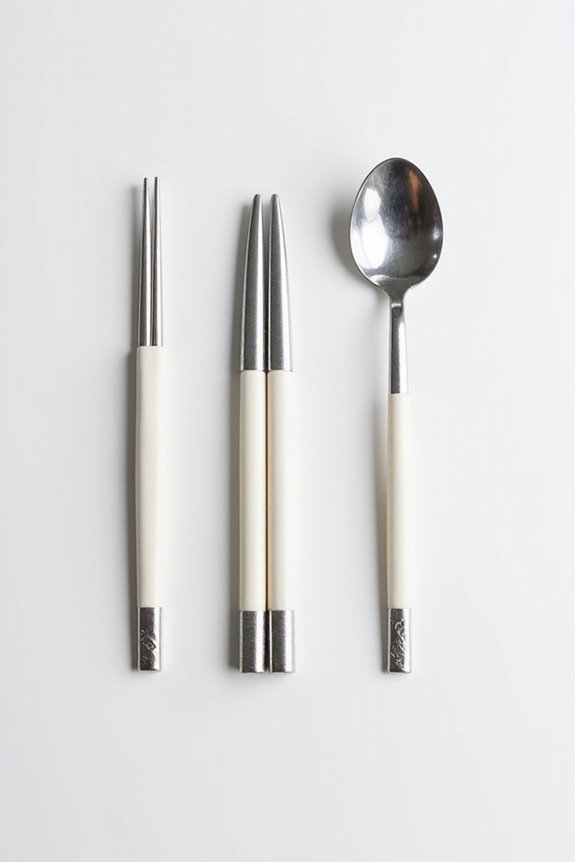 travel with collapsible utensils
